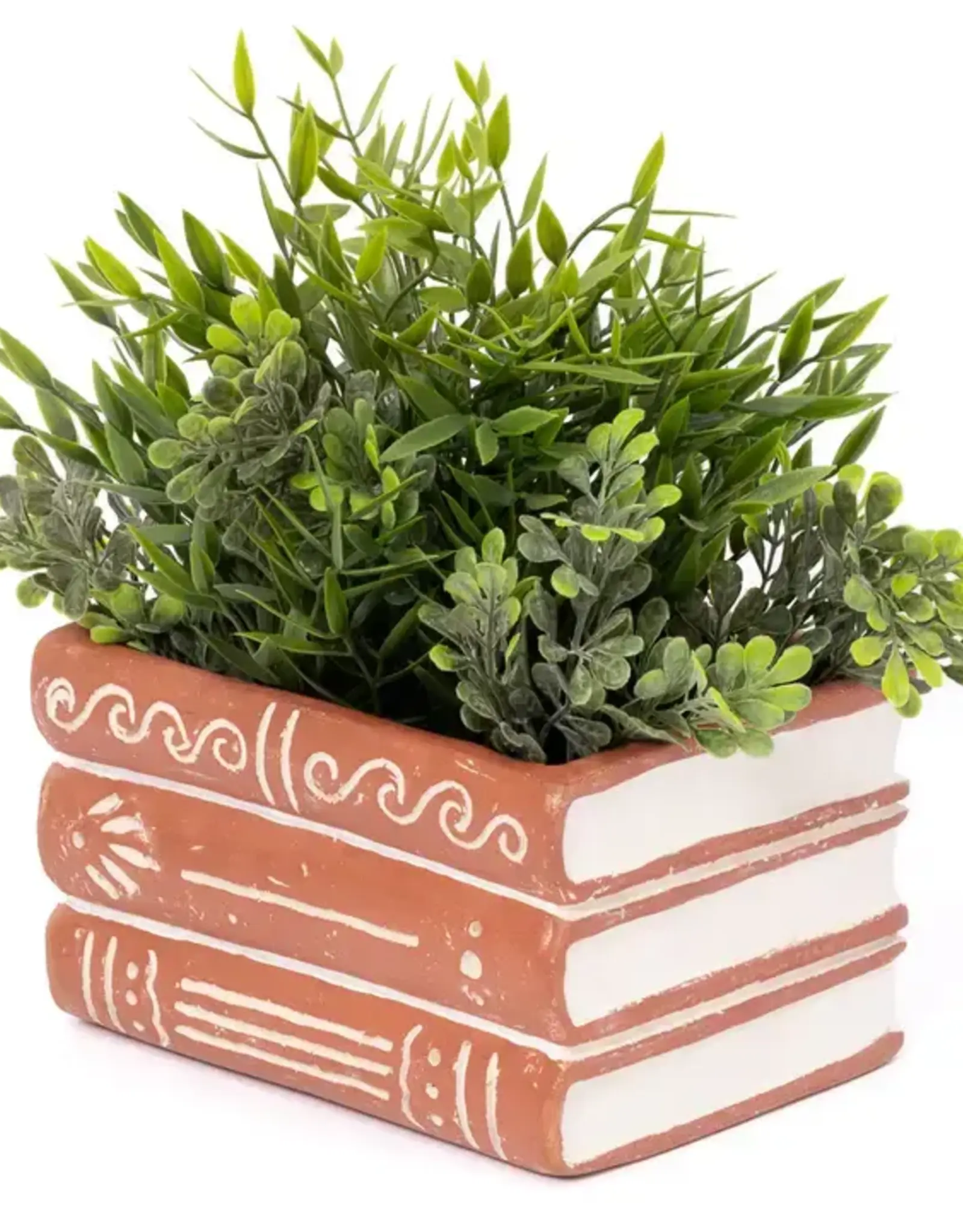 Matr Boomie Vasanta Books Planter - Terracotta