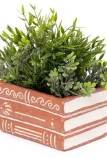 Matr Boomie Vasanta Books Planter - Terracotta