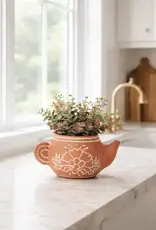 Matr Boomie Vasanta Teapot Planter - Terracotta