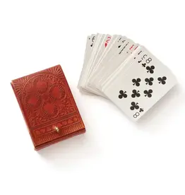 Matr Boomie Embossed Leather Playing Cards Set
