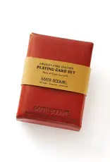 Matr Boomie Embossed Leather Playing Cards Set