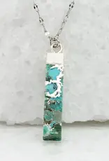 Starfish Project Brayden Turquoise Necklace in Silver
