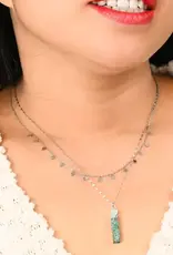 Starfish Project Brayden Turquoise Necklace in Silver