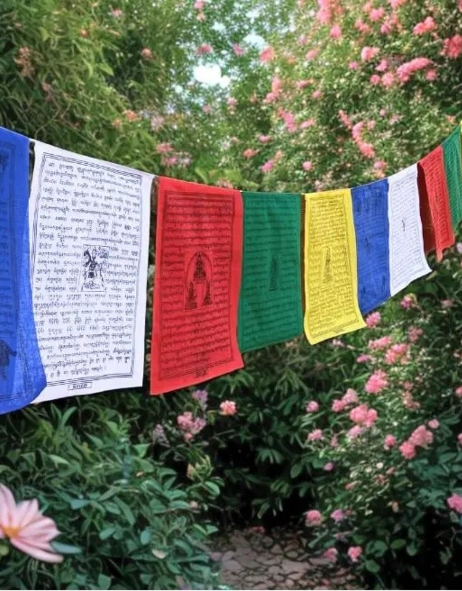 Ganesh Himal Medium Windhorse Prayer Flag