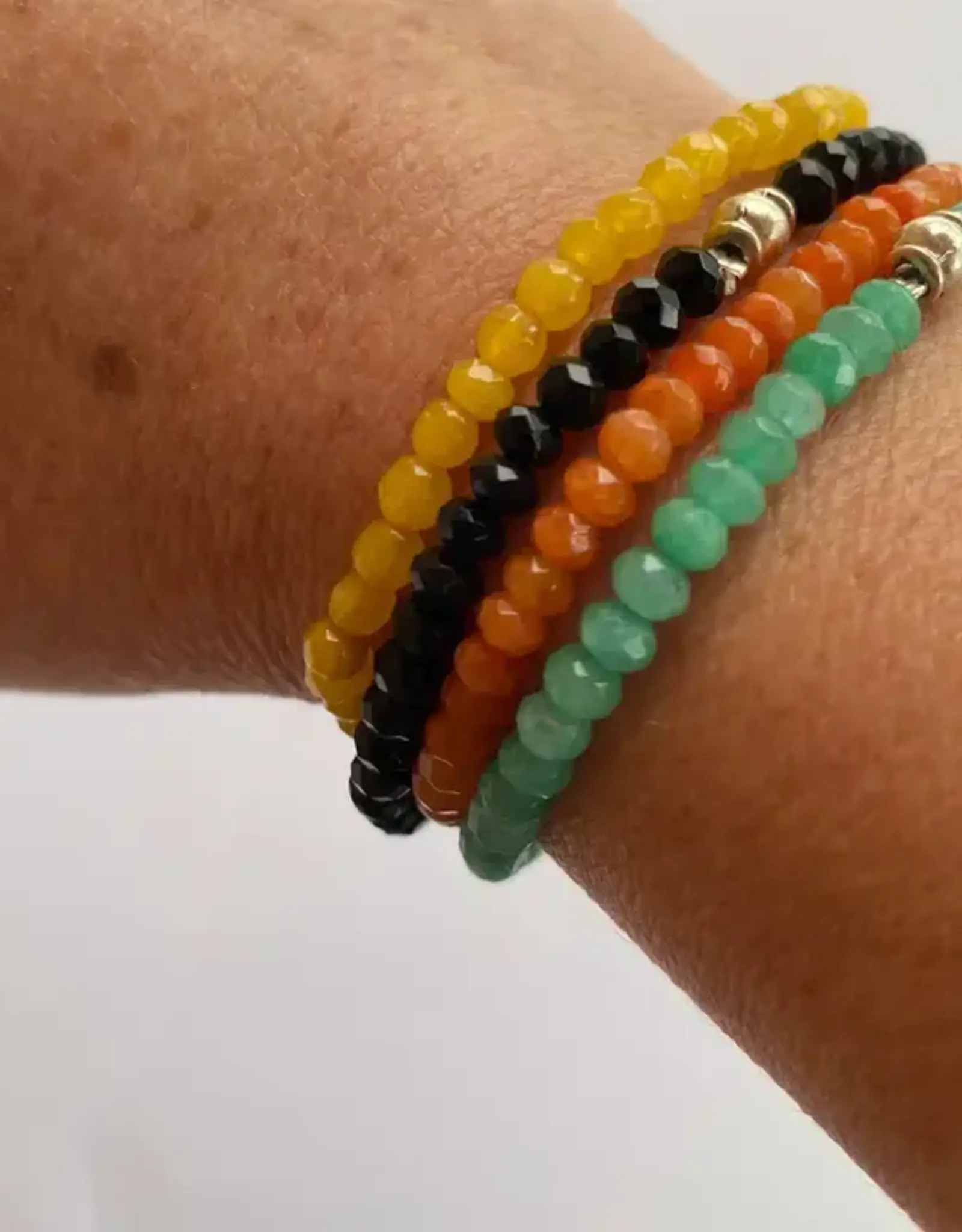 Ganesh Himal Semi-Precious Cut-Stone Bead Bracelet