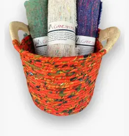Ganesh Himal Silk Coil Basket, Large