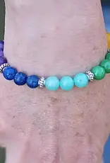 Ganesh Himal Gemstone Chakra Bracelet