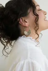 Matr Boomie Haveli Etched Hoop Earring
