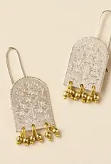 Matr Boomie Haveli Etched Statement Earring