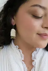 Matr Boomie Haveli Etched Statement Earring
