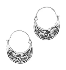 Matr Boomie Patra Vine Hoop Earrings