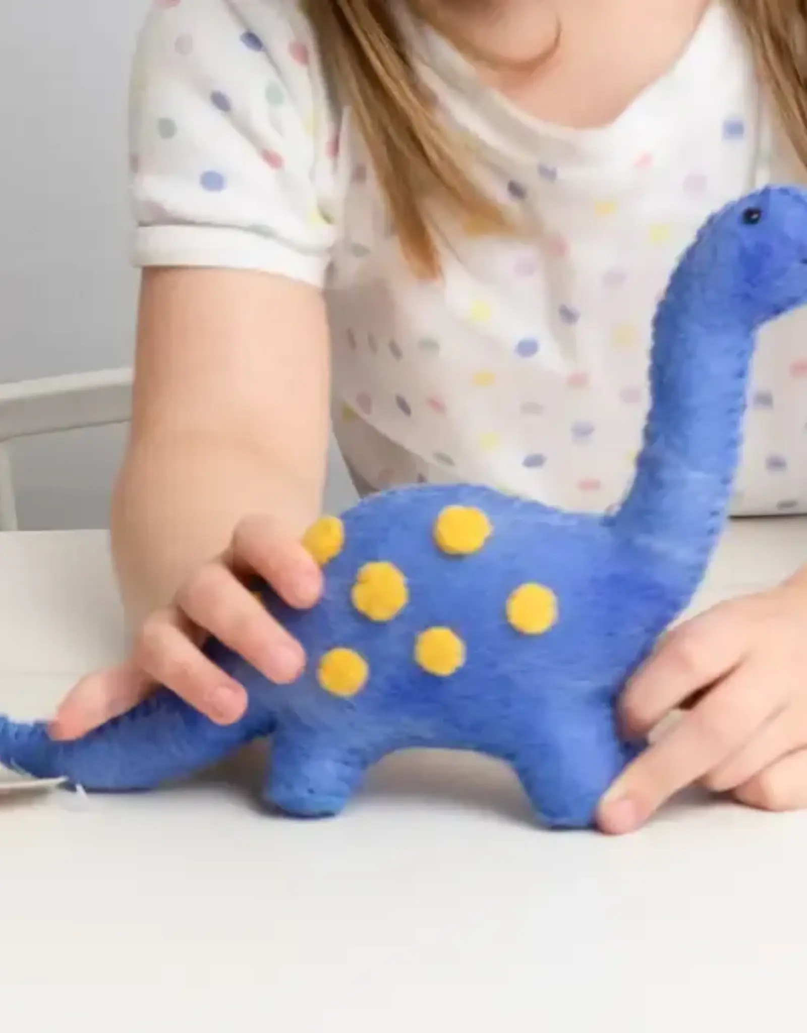 The Winding Road Mini Blue Dinosaur