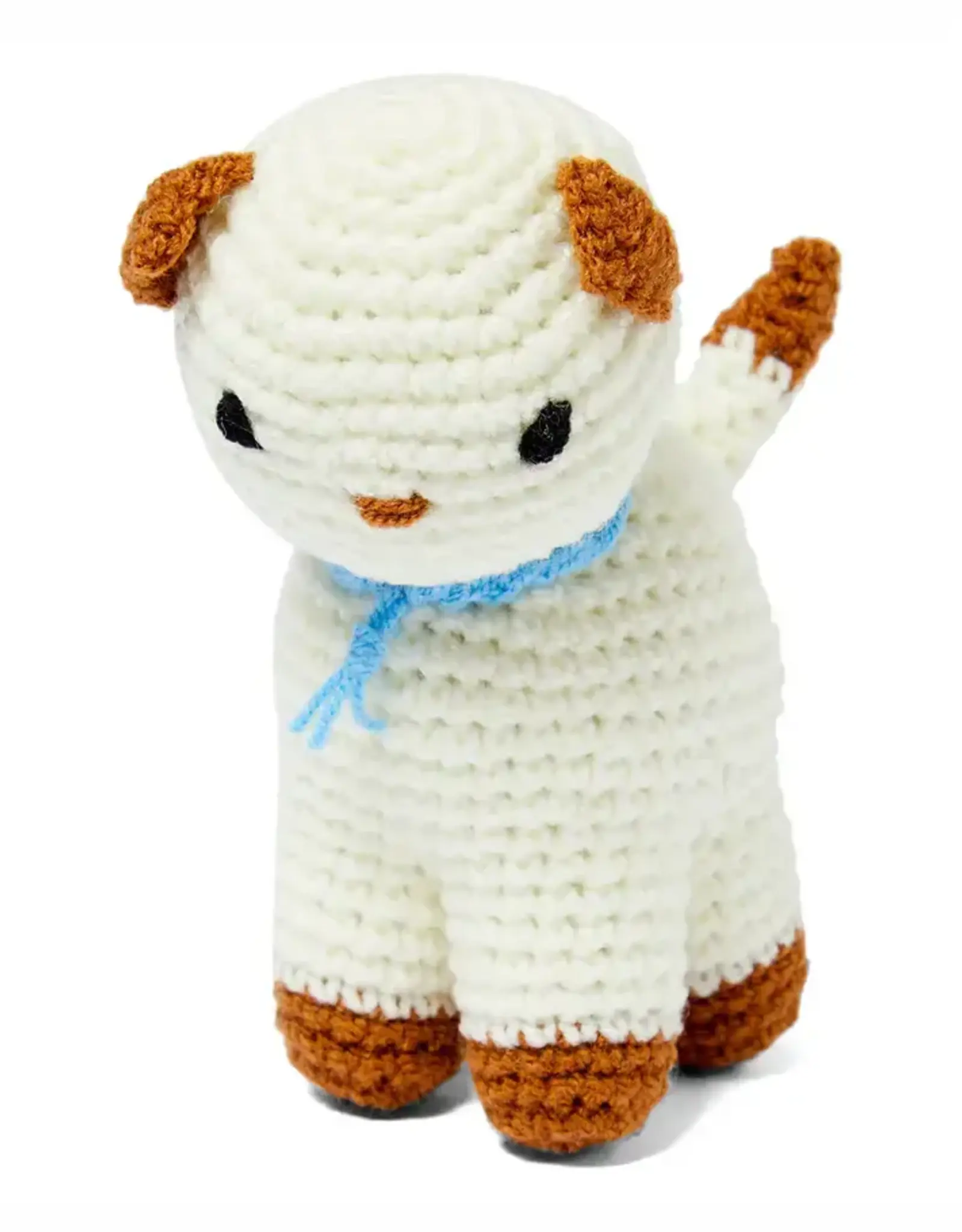 Silk Road Bazaar Knit Cat Rattle