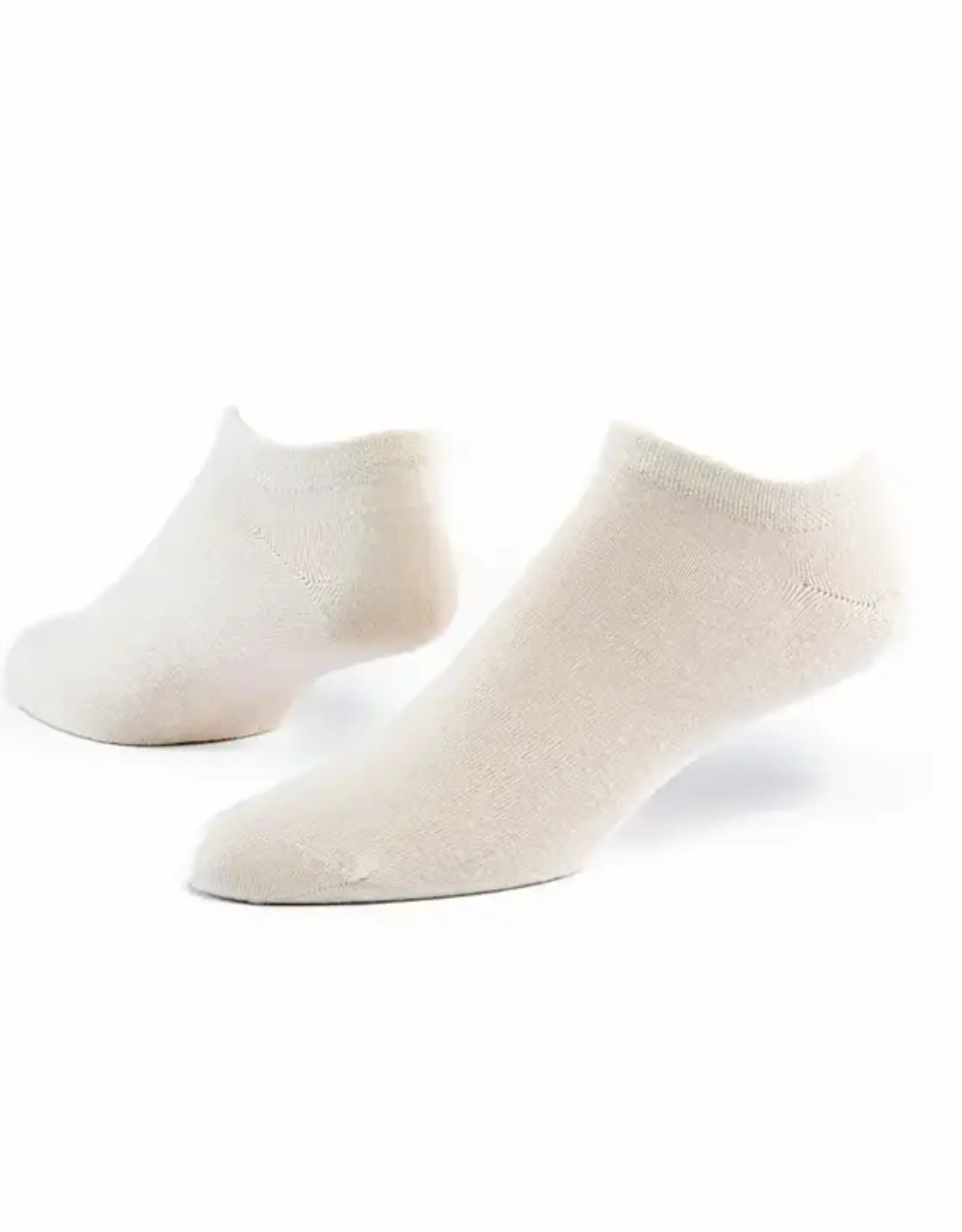Maggie's Organics Organic Cotton Lightweight Footie Socks - Beige