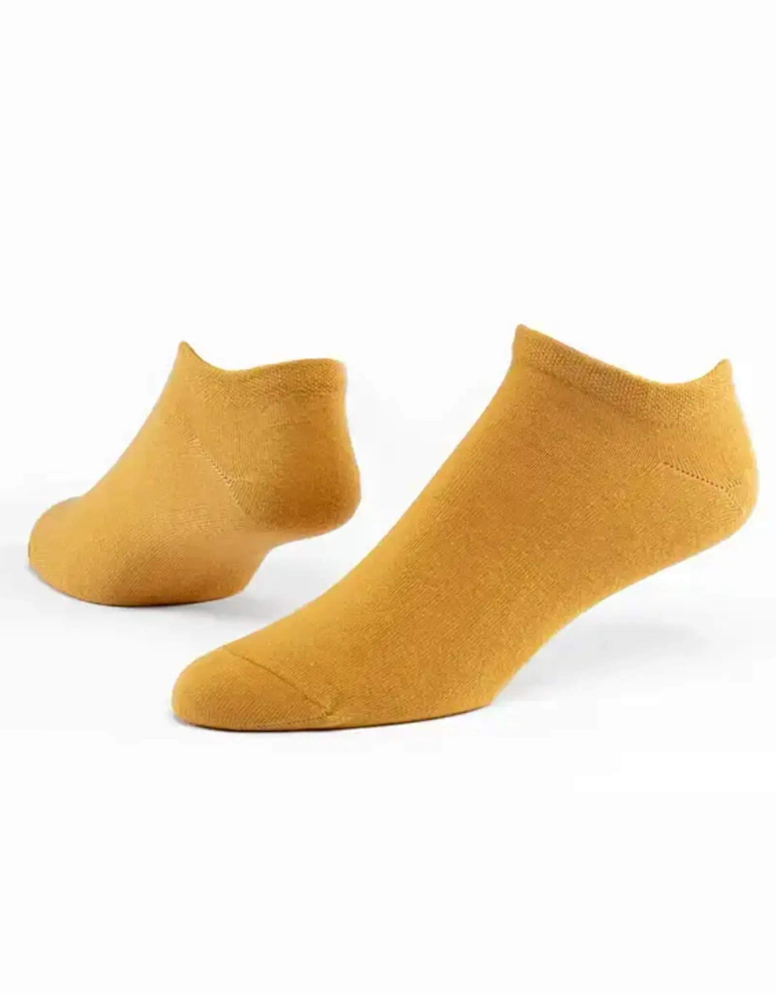 Maggie's Organics Organic Cotton Lightweight Footie Socks - Gold