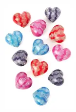 Swahili African Modern Heartbeat Soapstone Keepsake Hearts