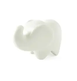 Swahili African Modern Small Natural Soapstone Cherub Elephant