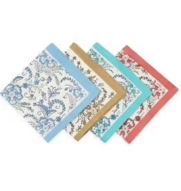 Sustainable Threads Ivy Reverie Block Print Cotton Napkins  - Set of 4