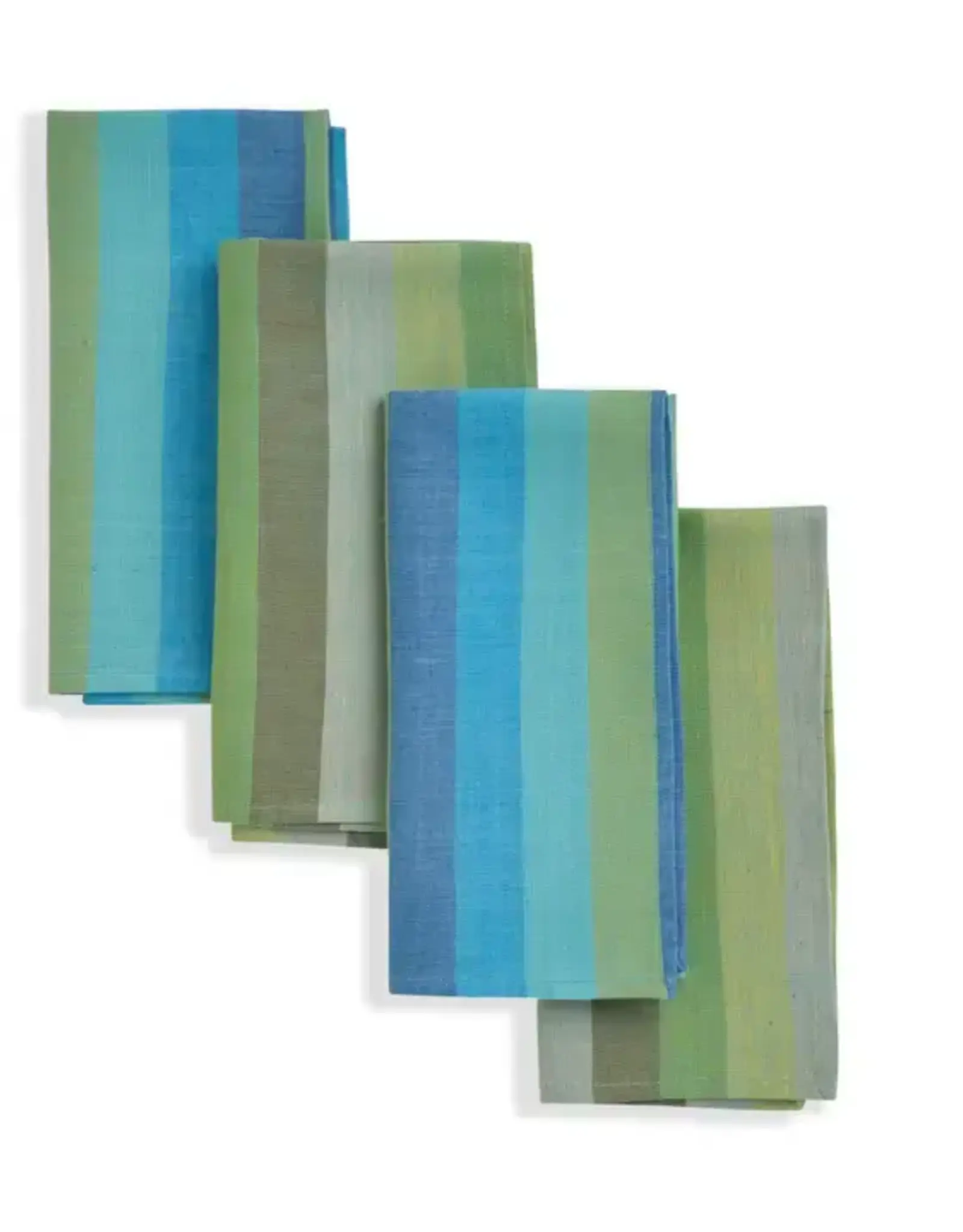 Sustainable Threads Rainfall Handwoven Cotton Napkins - Set of 4