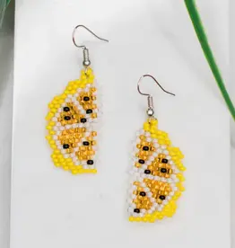 Lucia's Imports Lemon Slice Earrings