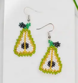 Lucia's Imports Pear Earrings