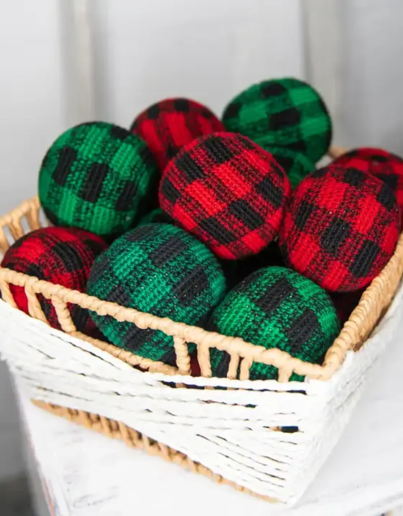 Lucia's Imports Large Plaid Hacky Sack