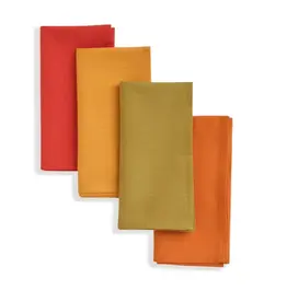 Sustainable Threads Harvest Handwoven Cotton Napkins - Set of 4