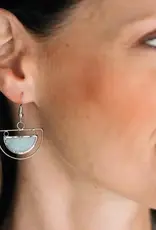 Ten Thousand Villages Half Moon Capiz Earrings
