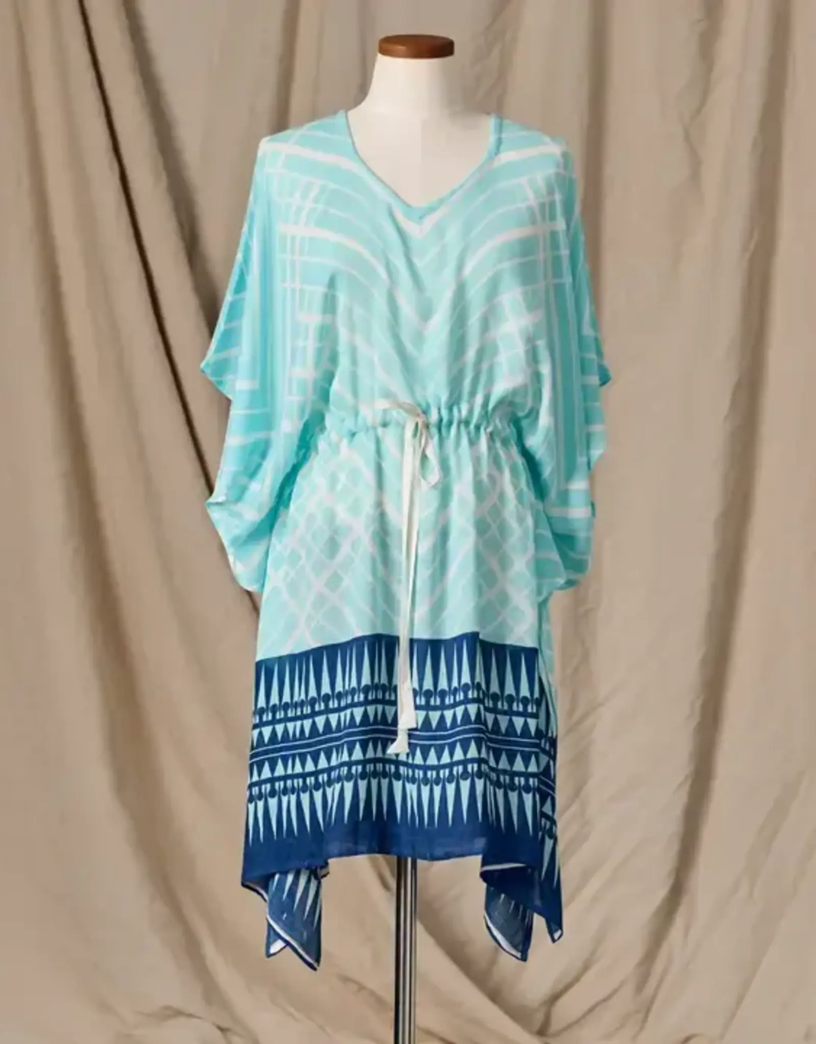 Ten Thousand Villages Lahar Geometric Kaftan