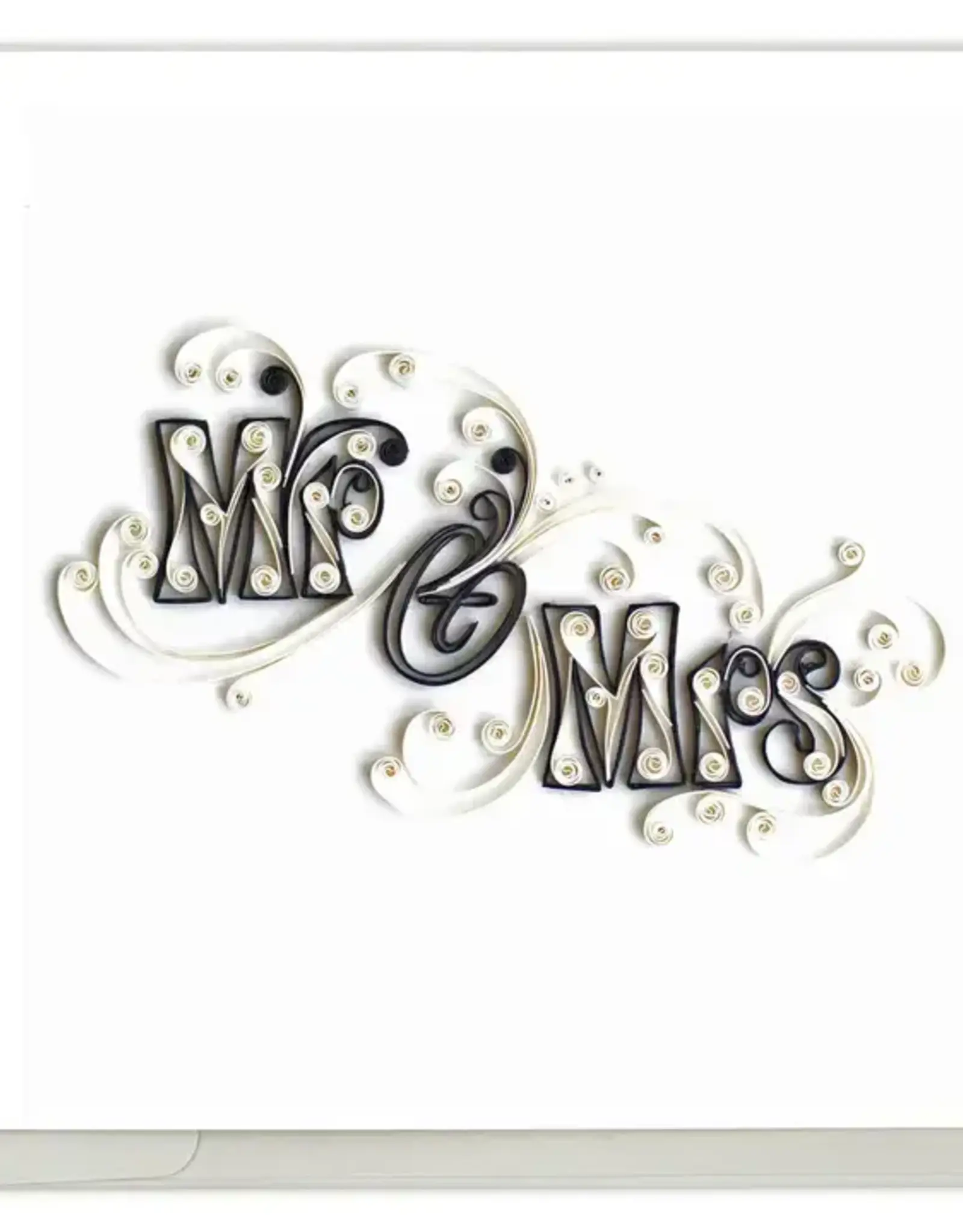 Quilling Card Quilled Mr. & Mrs. Card