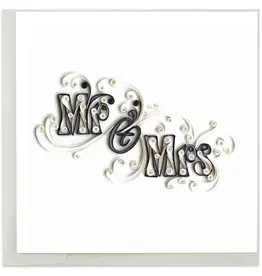 Quilling Card Quilled Mr. & Mrs. Card