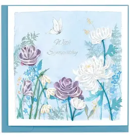 Quilling Card Quilled Sympathy Garden Card