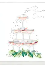 Quilling Card Quilled Champagne Tower Card