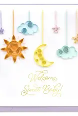 Quilling Card Quilled Night Sky Baby Card