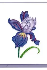 Quilling Card Quilled Iris Bloom Card