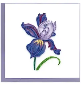 Quilling Card Quilled Iris Bloom Card