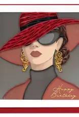 Quilling Card Quilled Fashion Birthday Card