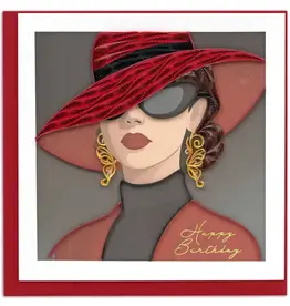 Quilling Card Quilled Fashion Birthday Card