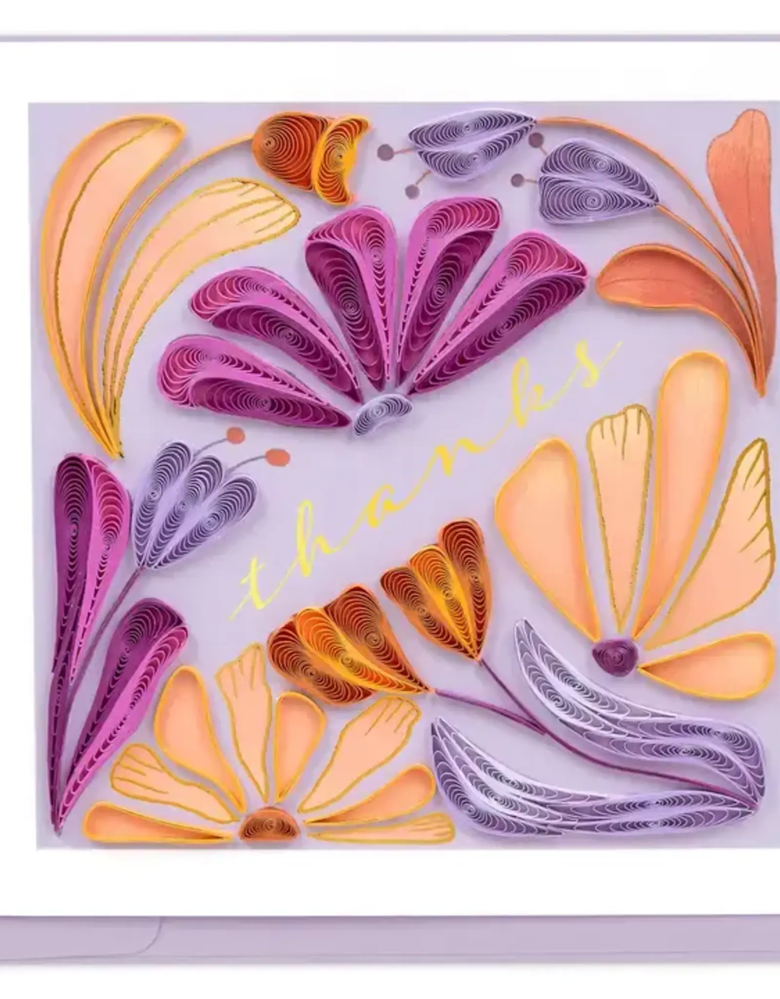 Quilling Card Quilled Bold Floral Thank You Card