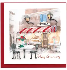 Quilling Card Quilled Bistro Anniversary Card