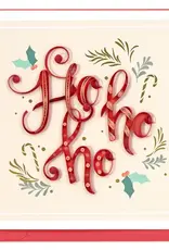 Quilling Card Quilled HO HO HO Card