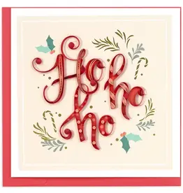 Quilling Card Quilled HO HO HO Card