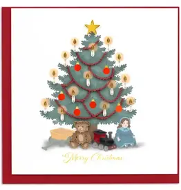 Quilling Card Quilled Vintage Christmas Tree Card