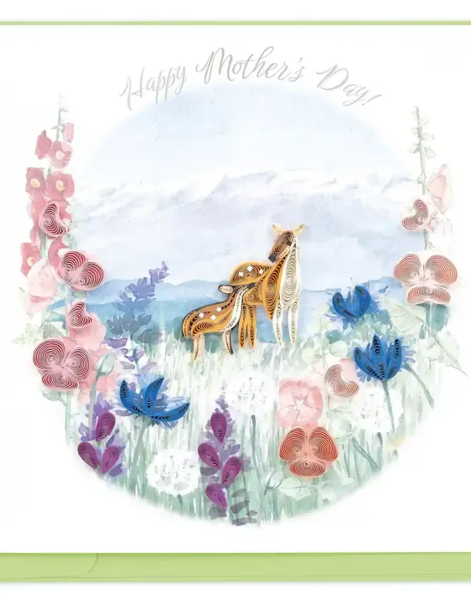 Quilling Card Quilled Mother's Day Meadow Card