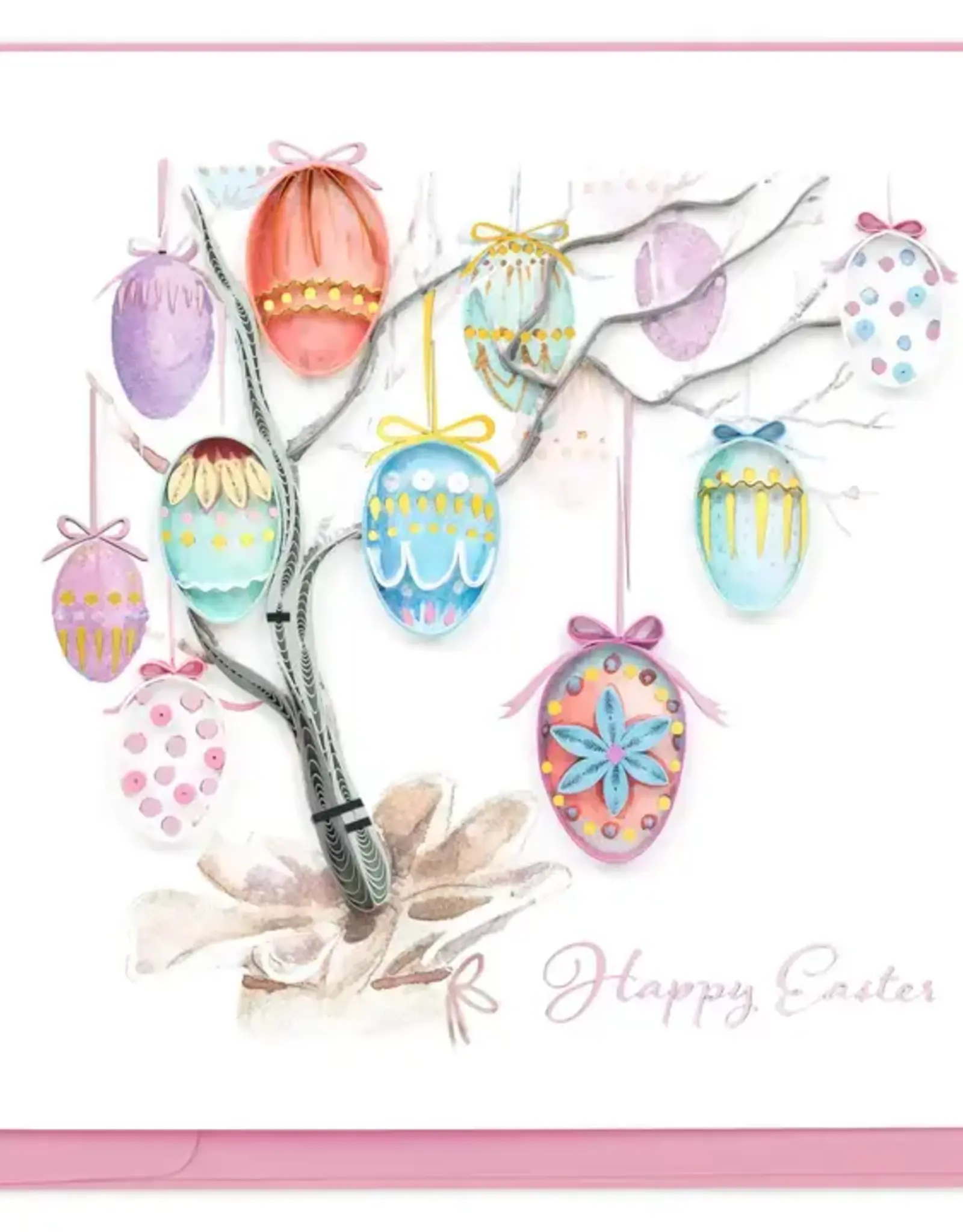 Quilling Card Quilled Easter Tree Card