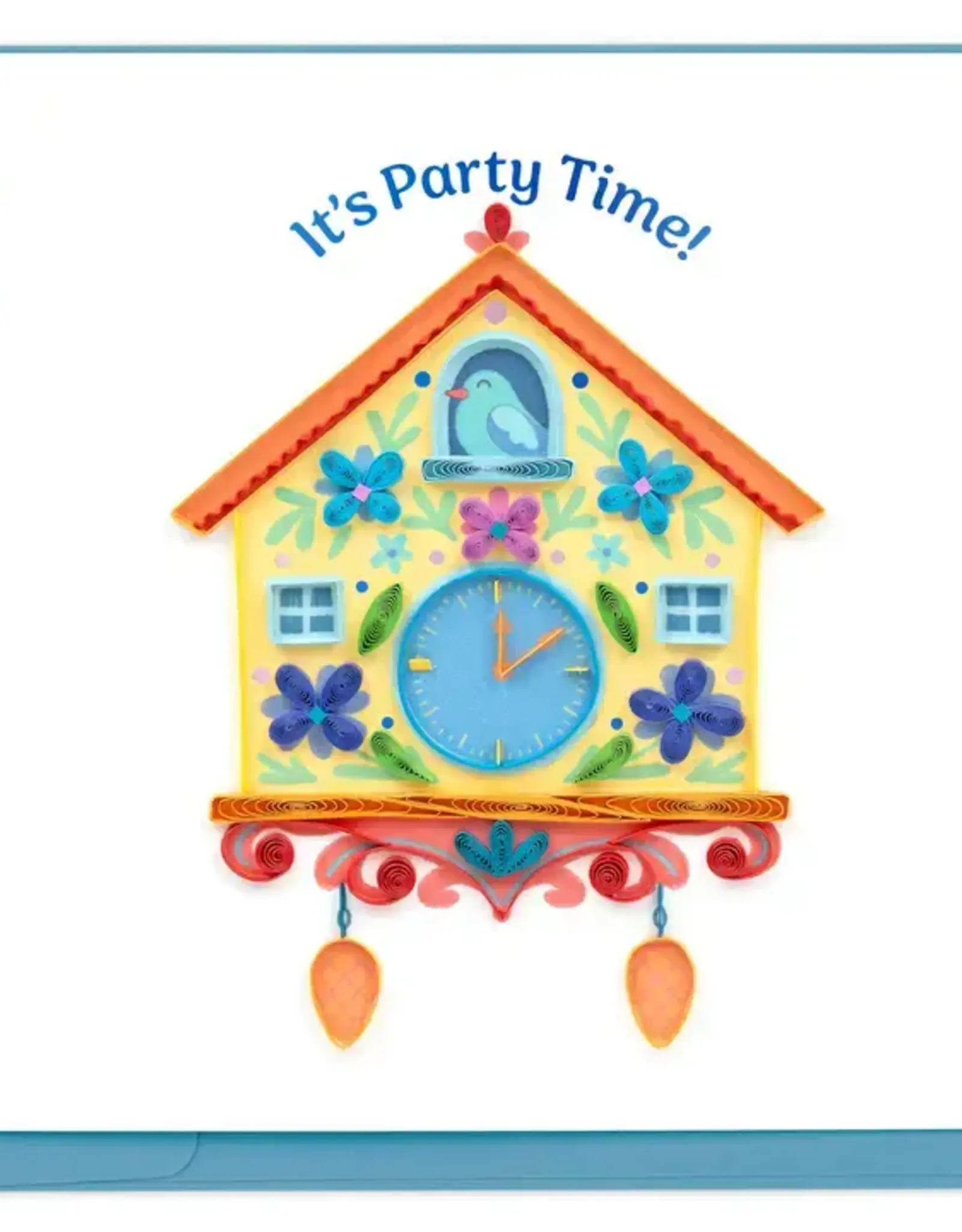 Quilling Card Quilled Cuckoo Clock Birthday Card