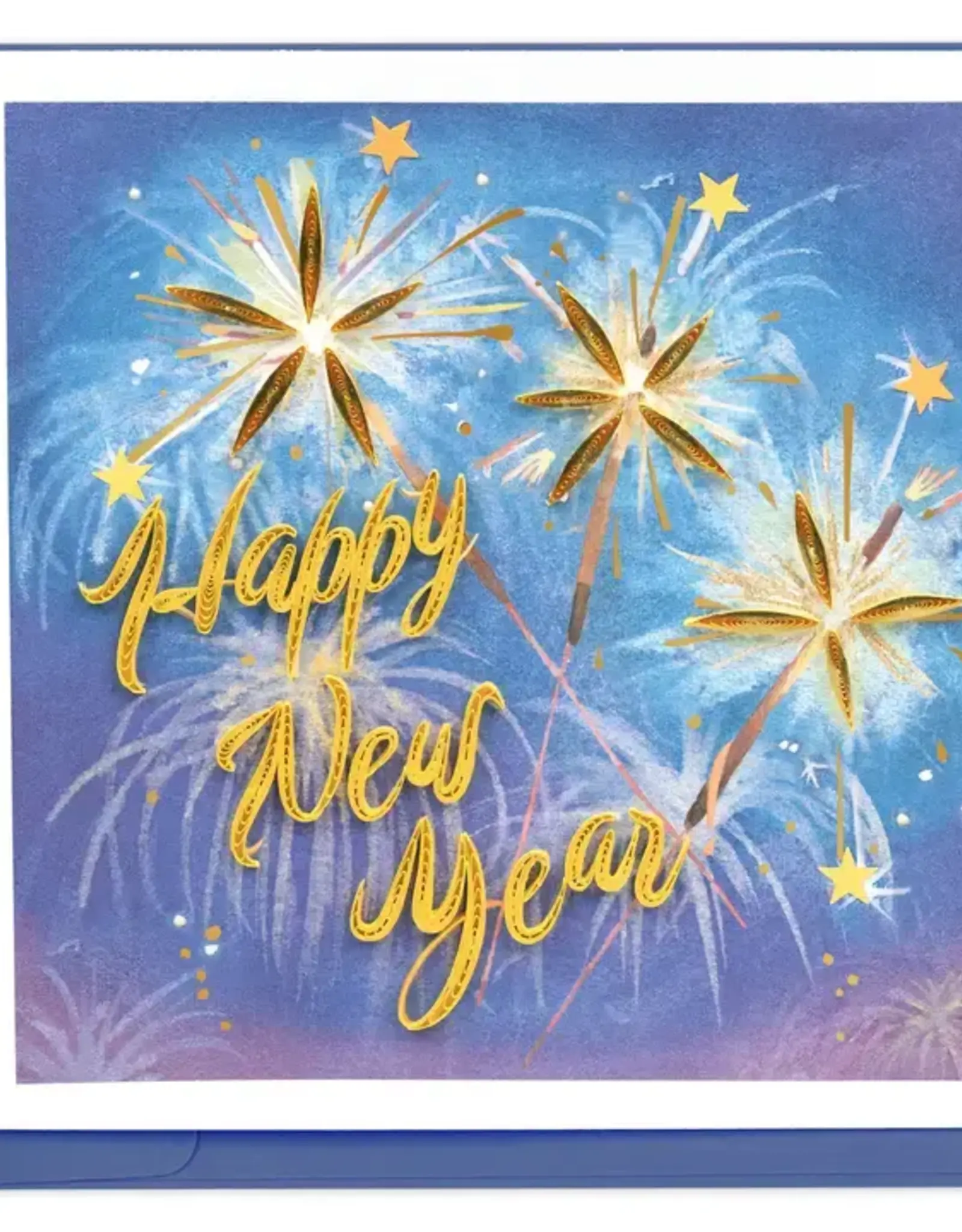 Quilling Card Quilled New Years Eve Card