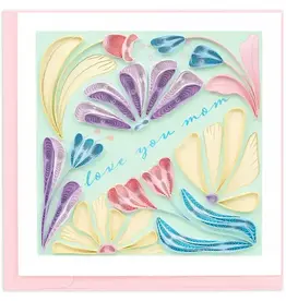 Quilling Card Quilled Bold Floral Mom Card