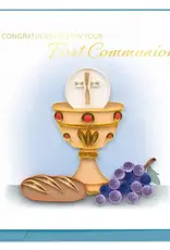 Quilling Card Quilled First Communion Card