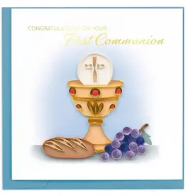 Quilling Card Quilled First Communion Card